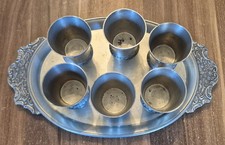 Reiner Feinzinn Teller mit 6