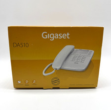 Gigaset DA510 S6530 Schnurgebundenes analoges Haus Telefon Weiß OVP