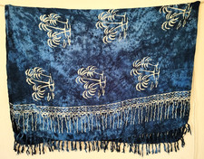 PAREO Tuch Sarong -BLAU -