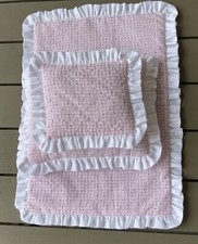 Puppenbettwäsche Puppenwagen 2 Set  Puppenbekleidung Puppenwiege Limited Edition