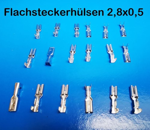 Flachsteckhülsen 8mm für - flachsteckhülsen,