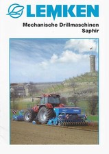 Prospekt Lemken Drillmaschine  Saphir 7 und 8 von 2009