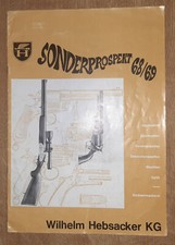Waffen Prospekt 1968/69 Hebsacker Gewehre  Pistolen Mauser S&W Winchester Erma..