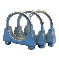 3 x Auspuffschelle, Montageschelle , Bügelschelle / Clamp M8 Ø 60 mm