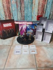 Eaglemoss Marvel 6 Figuren Guardians of the Galaxy Komplett Set + Ordner Display