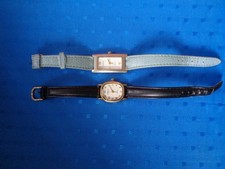 2 ältere Damenarmbanduhren, getragen, "Fabiani",