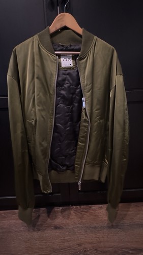 Zara bomberjacke khaki - zara, grün