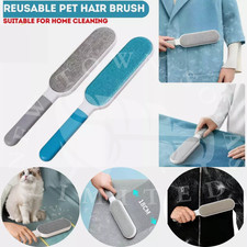 Fur Magic Tierhaarentferner Fusselbürste doppelseitig mit selbstreinigender Basisbürste