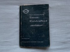 Alte DDR Betriebsanleitung Simson Star SR 4-2 von 1964 VEB Kleinkraftrad Schwalb