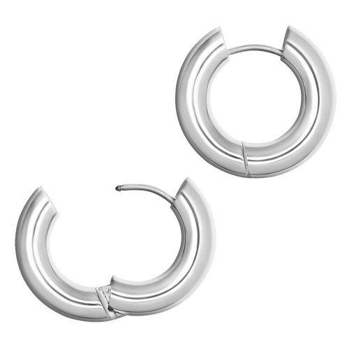 Chunky hoops creolen edelstahl - chunky,