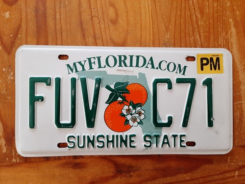 Original usa nummernschild - 1,