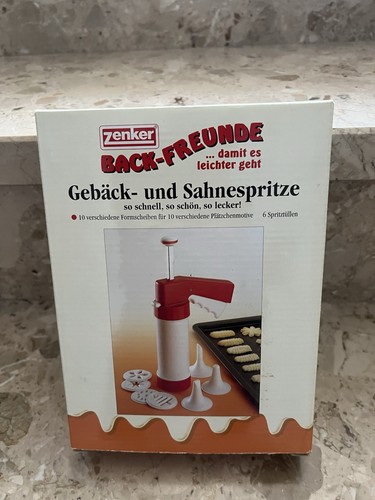 Gebäck und sahnespritze - gebäck-,