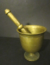 alter massiver Messing MÖRSER