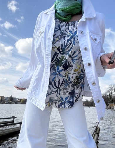 Sportlich elegante jeans jacke - sportlich,