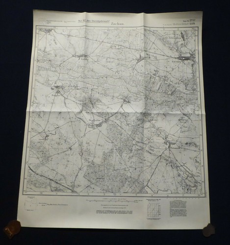 Meßtischblatt 2757 zachan - 2757, /