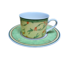 Winterling Dessina Tulpe gelb/grün Kaffeetasse mit Untertasse