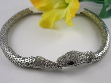 Ausgefallene Schlange als Halsreif Edles Design Farbauswahl 