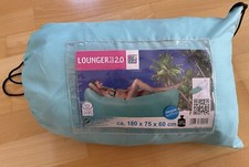 Happy People Lounger To Go 2.0 Sitzsack Liegesack Sitzsack Strand türkis
