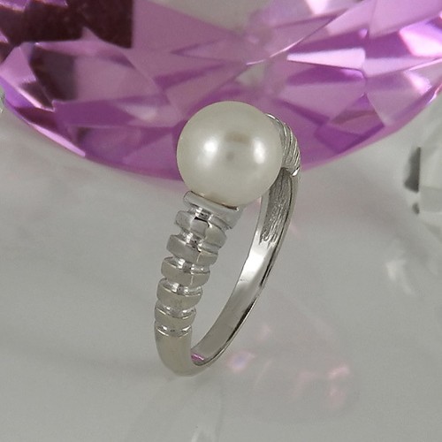 Ring perlenring goldring - perlenring, 585