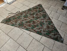 Poncho WH Splittertarn Zeltplane Dreieck WK2 Zelt Packriemen Dachbodenfund 