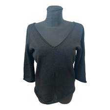 H&M Shirt Damen Gr L Schwarz