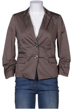 Comma Blazer Damen Business Jacke Kostümjacke Gr. EU 38 Baumwolle Braun #hz9hy5x