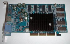 AGP 8x Grafikkarte PNY, nVidia GeForce FX 5200, 128 MB DDR, VGA TV, gebraucht