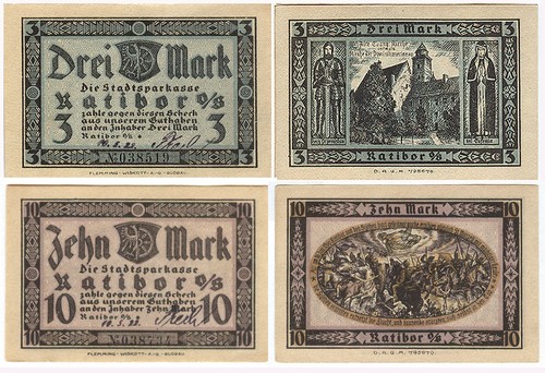 Schlesien notgeld ratibor - schlesien,