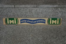Altes Reklameschild IMI