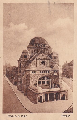 Postkarte essen synagoge - /,