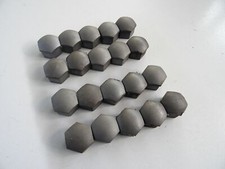 original Audi VW 20x Radschraubenkappen Kappen Abdeckkappen grau 321601173A