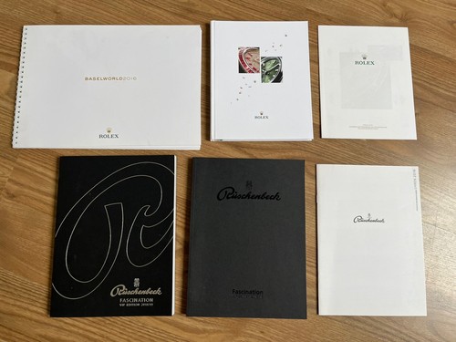 Sammlung broschüren rolex - sammlung,