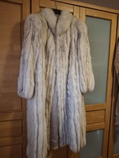 Saga Fox Mantel Silberfuchs Gr.44