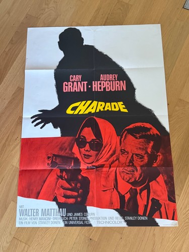 Original filmplakat charade - filmplakat,