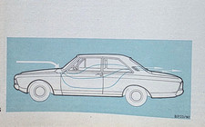 Ford 17m / 20m P7b Betriebsanleitung / Handbuch + Serviceheft - original deutsch