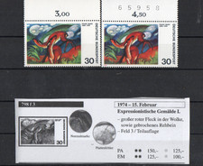 Abart/Plattenfehler BRD 798 f