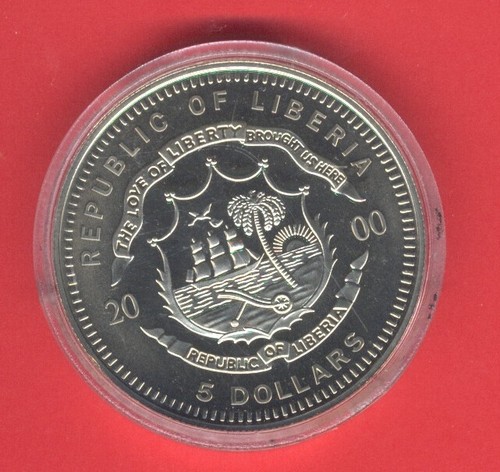 Münze liberia dollar - liberia, 5