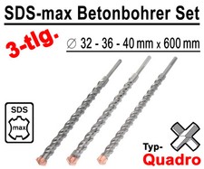 SDS-max Betonbohrer Set 3-tlg