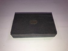 Zippo Samtbox Verpackung Display Klappbox grau für 1 limitiertes Zippo, leer neu