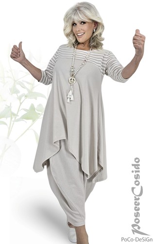Long shirt tunika streifen - long-shirt,