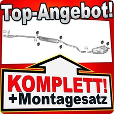 Auspuff für Opel Zafira B 1.6 1.8 2.2 (2005-2016) + Vorderrohr Auspuffanlage