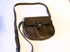 Aigner Handtasche Damen Umhängetasche Bag Damentasche Leder Braun