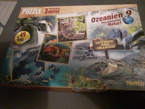 Ozeanien puzzle mit 3 - mit,
