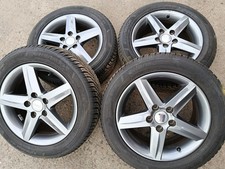Seat Leon Altea 5P 4 Stück Alufelgen 5P0601025K 16Zoll 6,5Jx16ET50 Räder Hankook