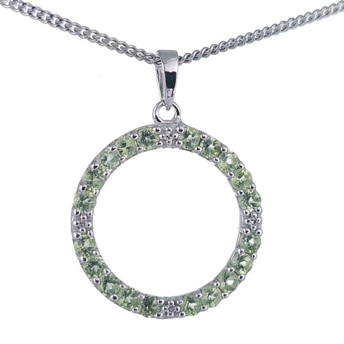 Peridot halskette - peridot,