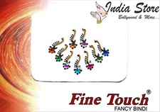 Modische bunte Bindis mit