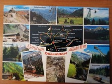 Postkarte 2807 gelaufen, Oberstdorf, Ansichtskarte, Sammlung