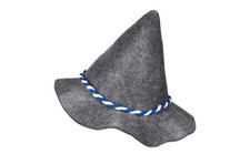 5x Bayerischer Filzhut grau /