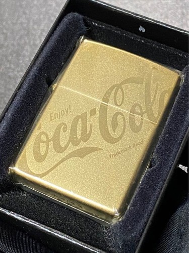 Zippo coca cola feuerzeug gold - zippo,