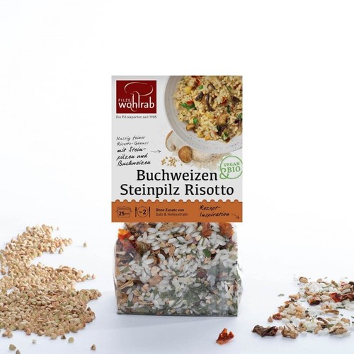 Buchweizen steinpilz risotto - buchweizen,